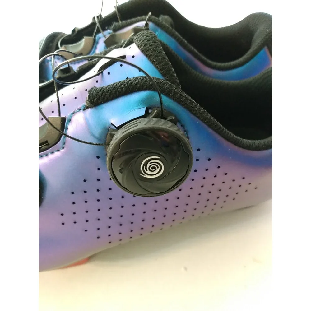 SPEED Cycling Shoes Road Bike Chameleon Purple Blue Women's 6.5 EU 37 NICE!